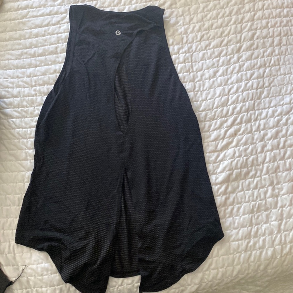 lululemon athletica Black Tank Top
